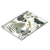 moderne Vintage Schmetterlinge und Libellen Notizblock (Linke Seite)
