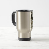 moderne Vintage Schmetterlinge und Libellen Reisebecher (Vorderseite Links)