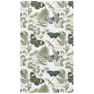 moderne Vintage Schmetterlinge und Libellen Tischdecke