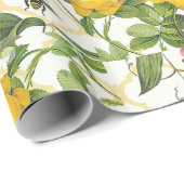 moderne vintage Schmetterlingsgarten Geschenkpapier (Rolleneckpunkt)