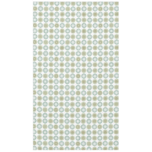 moderne Vintage Schneeflocken Tischdecke