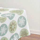 moderne Vintage Schneeflocken Tischdecke (Beispiel)