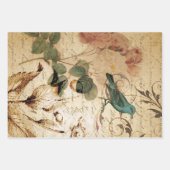 Moderne Vintage Schriften Geschenkpapier Set (Vorderseite)