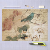 Moderne Vintage Schriften Seidenpapier (Handwerk)