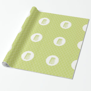 moderne Vintage-Spargel Geschenkpapier