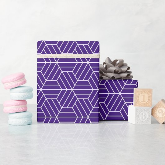 Moderne, Vintage Sparkling Geburtstagsparty Geschenkpapier (Babyparty)