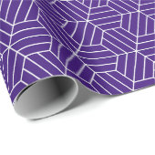 Moderne, Vintage Sparkling Geburtstagsparty Geschenkpapier (Rolleneckpunkt)