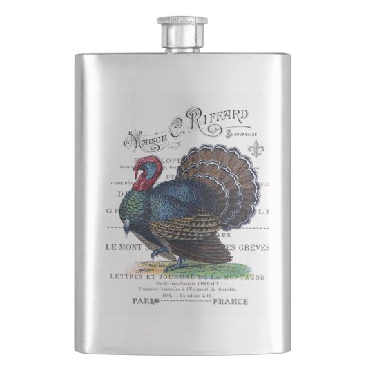 moderne Vintage Türkei Flachmann (Vorderseite)