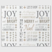 moderne Vintage Urlaubssätze Geschenkpapier (Flach)