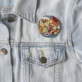 moderne Vintage Western Cowgirl Button (Beispiel)