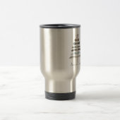 moderne Vintage Winterfederbaum Reisebecher (Mittel)
