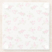 Moderne Vintage Wohngestaltung Glass Untersetzer (Rückseite)