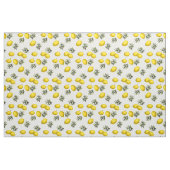 Moderne Vintage-Zitronen- und Olivenmuster Stoff (Fat Quarter (45,7 x 55,9 cm))