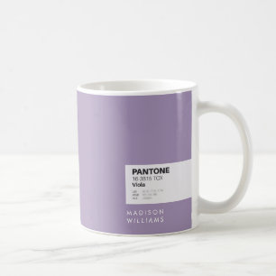 Moderne Violet-Kaffee-Tasse   Minimalistischer Kun Kaffeetasse