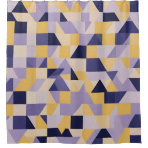 Moderne violette Art von Design-Duschvorhang Duschvorhang