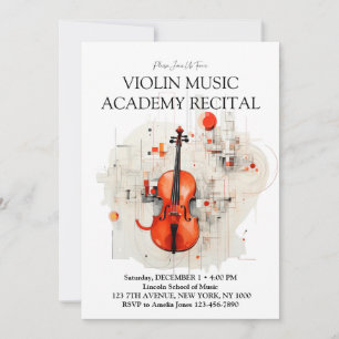 Moderne Violinakademie Sonderkonzert Einladung