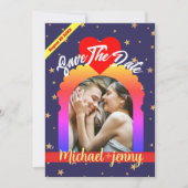 Moderne VIP Minimalistische personalisieren Foto H Einladung (Vorderseite)