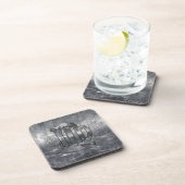 Moderne Virgo Zodiac Signing Grunge gestört Stil Untersetzer (Rechte Seite)