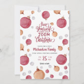 Moderne virtuelle Weihnachtsgebäck Einladung (Vorderseite)