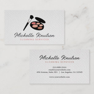 Moderne Visagistin & Friseur-Stylist-Salon Visitenkarte