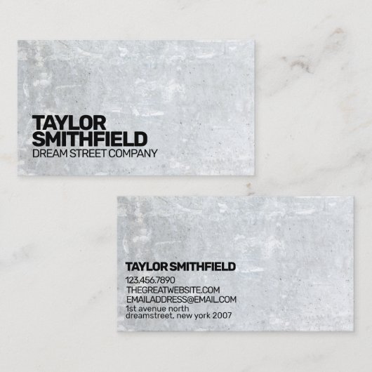 Moderne Visitenkarte (Vorne/Hinten)