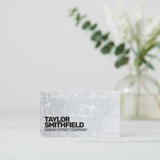 Moderne Visitenkarte (Stehend Vorderseite)