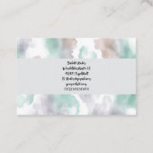 Moderne  visitenkarte (Rückseite)