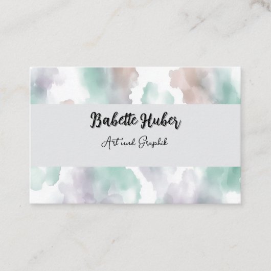 Moderne  visitenkarte (Vorderseite)