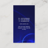 moderne Visitenkarte (Rückseite)