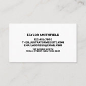 Moderne Visitenkarte (Rückseite)