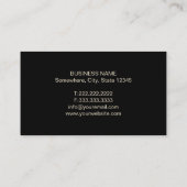 Moderne Visitenkarte (Rückseite)