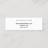 moderne Visitenkarte (Rückseite)