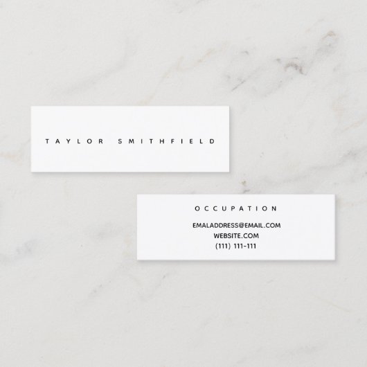 moderne Visitenkarte (Vorne/Hinten)