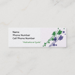 Moderne Visitenkarte