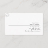 Moderne Visitenkarte (Rückseite)