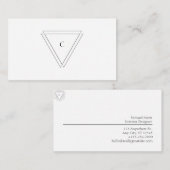 Moderne Visitenkarte (Vorne/Hinten)