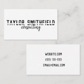 moderne Visitenkarte (Vorne/Hinten)