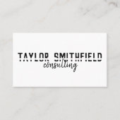 moderne Visitenkarte (Vorderseite)