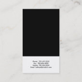 Moderne Visitenkarte (Rückseite)