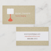 Moderne Visitenkarte (Vorne/Hinten)