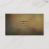 Moderne Visitenkarte (Rückseite)