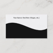 Moderne Visitenkarte (Rückseite)