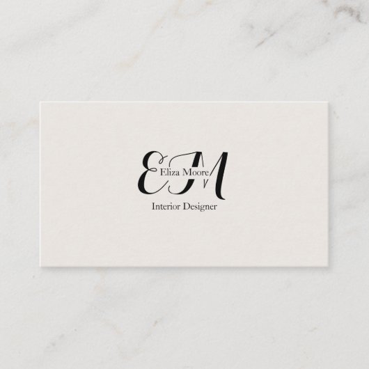 Moderne Visitenkarte (Vorderseite)