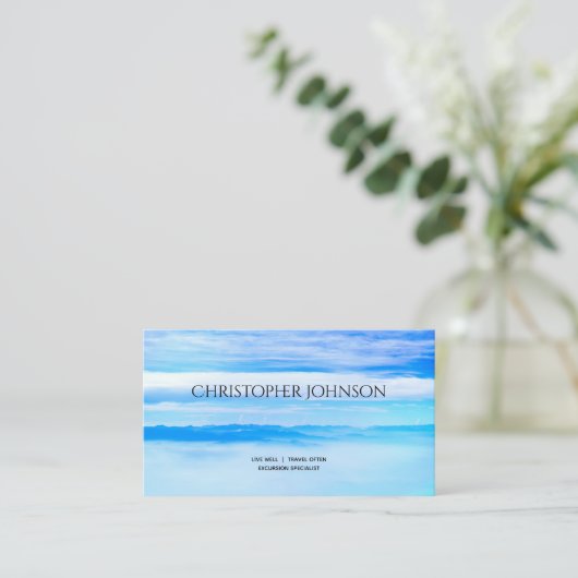 Moderne Visitenkarte (Stehend Vorderseite)