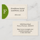 Moderne Visitenkarte (Vorne/Hinten)