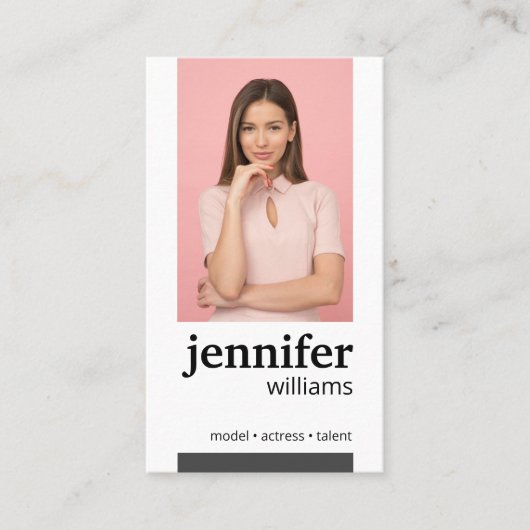 Moderne Visitenkarte (Vorderseite)