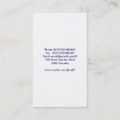 moderne Visitenkarte (Rückseite)