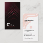 Moderne Visitenkarte (Vorne/Hinten)