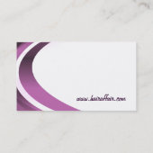 Moderne Visitenkarte (Rückseite)