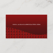 Moderne Visitenkarte (Rückseite)